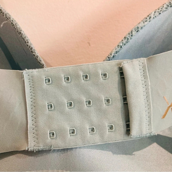 KNIX Sz 7 Wingwoman Contour  Lightly Padded Meshy Overlay Fabric Bra - Picture 6 of 7